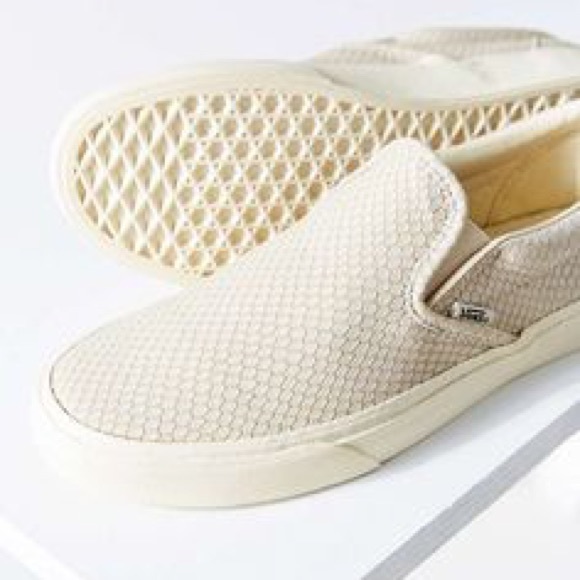 textured slip on shoes